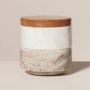 3 pc Marble Stacking Salt & Pepper Cellar Hearth & Hand with Magnolia